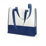 Stofftasche mit Aufdruck 80 gr/ m2 Farbe blau