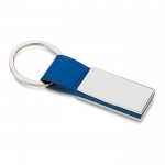 Klassische Schlüsselanhänger als Werbegeschenk für Unternehmen Farbe blau