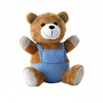Mit dem Firmenlogo bedruckbarer Teddybär Farbe blau