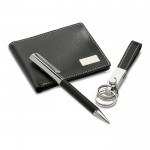 Einschließlich Kugelschreiber, Schlüsselanhänger und Brieftasche Farbe schwarz erste Ansicht