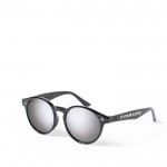 rPET-Sonnenbrille mit verspiegelten Gläsern bedruckt Ansicht mit Druckbereich