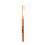 Zahnbürste aus Kork und Bambus Ansicht mit Druckbereich
