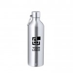 Flasche aus recyceltem Aluminium mit mattem Finish, 800 ml Ansicht mit Druckbereich