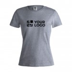 T-Shirts aus Baumwolle für Frauen Werbemittel Ansicht mit Druckbereich