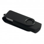 USB-Stick mit Farbclip und mit Höchstgeschwindigkeit, Farbe schwarz