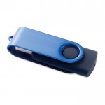 USB-Stick mit farbigem Clip Werbeartikel Farbe blau