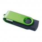 USB-Stick mit farbigem Clip Werbeartikel Farbe grün