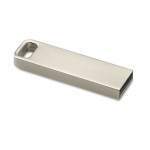 USB-Sticks aus Metall bedrucken Farbe silber Ansicht mit Druckbereich