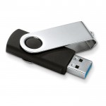 USB-Stick 3.0 mit exklusivem Siebdruck Farbe schwarz