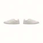 Leichte Sneaker aus Kunstleder mit Gummisohle, Größe 37 Farbe weiß sechste Ansicht