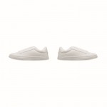 Leichte Sneaker aus Kunstleder mit Gummisohle, Größe 38 Farbe weiß sechste Ansicht
