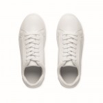 Leichte Sneaker aus Kunstleder mit Gummisohle, Größe 38 Farbe weiß neunte Ansicht