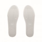 Leichte Sneaker aus Kunstleder mit Gummisohle, Größe 40 Farbe weiß zehnte Ansicht