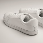 Leichte Sneaker aus Kunstleder mit Gummisohle, Größe 42 Farbe weiß viertes Detailbild