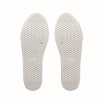 Leichte Sneaker aus Kunstleder mit Gummisohle, Größe 43 Farbe weiß zehnte Ansicht