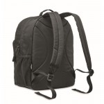 Laptop-Rucksack aus RPET-Polyester mit Taschen und Polsterung 15'' Farbe schwarz zweite Ansicht