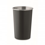 Wiederverwendbarer Becher aus recyceltem Edelstahl, 300 ml Farbe schwarz