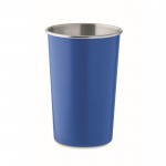 Wiederverwendbarer Becher aus recyceltem Edelstahl, 300 ml Farbe köngisblau