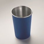Wiederverwendbarer Becher aus recyceltem Edelstahl, 300 ml Farbe köngisblau drittes Detailbild