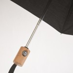 Windfester, faltbarer Regenschirm aus 190T Polycotton, Ø99 cm Farbe schwarz viertes Detailbild