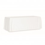 Rechteckige Polyester-Tischdecke für Veranstaltungen, 280 x 210 cm, 180 g/m2 Farbe weiß