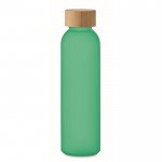 Glasflasche mit Logo in Farbe 500 ml, Crystal Resistant Farbe grün