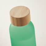 Glasflasche mit Logo in Farbe 500 ml, Crystal Resistant Farbe grün drittes Detailbild