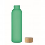 Glasflasche mit Logo in Farbe 500 ml, Crystal Resistant Farbe grün fünfte Ansicht