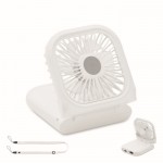 Faltbarer Ventilator für Schreibtisch oder Handy mit 4 Modi farbe weiß