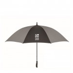 Reflektierender Pongee-Regenschirm mit manueller Öffnung, 30'' Ansicht mit Druckbereich