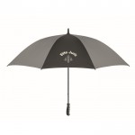 Reflektierender Pongee-Regenschirm mit manueller Öffnung, 30'' farbe schwarz Hauptansicht