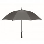 Winddichter automatischer Pongee-Regenschirm, 23'' farbe grau