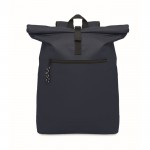 Rolltop-Rucksack für Laptop aus Polyester, 15'' farbe blau