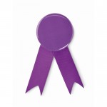 Metall-Ehrenbrosche in verschiedenen Farben mit Metallclip farbe violett