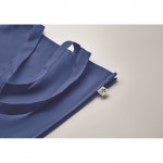 Tasche aus Öko-Baumwolle und Bodenfalte, 220 g/m2 farbe köngisblau drittes Detailbild
