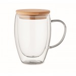 Tasse aus doppelwandigem Borosilikatglas, 300ml farbe transparent