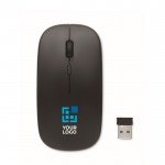Kabellose Maus aus ABS mit wiederaufladbarer USB Akku Ansicht mit Druckbereich