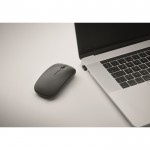 Kabellose Maus aus ABS mit wiederaufladbarer USB Akku farbe schwarz viertes Detailbild