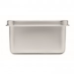Brotzeitbox aus Edelstahl mit abnehmbaren Griff, 750ml farbe silber neunte Ansicht