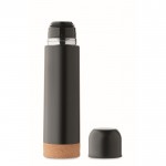 Doppelwandige Thermoflasche aus Edelstahl, 500 ml farbe schwarz sechste Ansicht