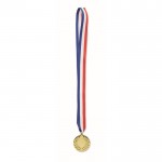 Medaille aus Eisen in den 3 Farben Blau, Weiß und Rot farbe gold dritte Ansicht