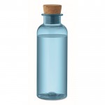 Trinkflasche aus Tritan Renew™ mit Korkverschluss, 500ml farbe blau-transparent zweite Ansicht