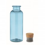 Trinkflasche aus Tritan Renew™ mit Korkverschluss, 500ml farbe blau-transparent dritte Ansicht