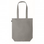 Einkaufstasche bedruckt aus Hanf Farbe grau dritte Ansicht