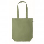 Einkaufstasche bedruckt aus Hanf Farbe grün zweite Ansicht