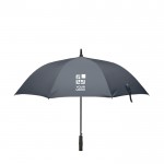 Elegante bedruckte winddichte Regenschirme Ansicht mit Druckbereich