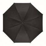 Elegante bedruckte winddichte Regenschirme Farbe schwarz fünfte Ansicht