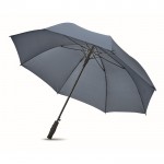 Elegante bedruckte winddichte Regenschirme Farbe blau zweite Ansicht