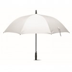 Elegante bedruckte winddichte Regenschirme Farbe weiß