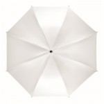 Elegante bedruckte winddichte Regenschirme Farbe weiß fünfte Ansicht